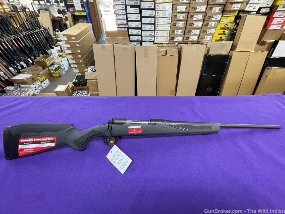 Savage Arms 110 Hunter, 280 Ackley, 22" Barrel, Blued/ Black Synthetic, Acc-img-1