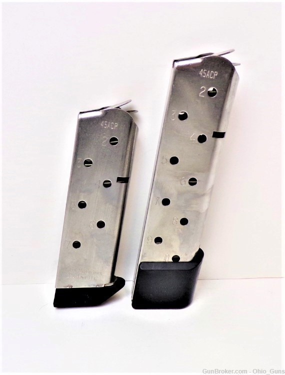 CMC Products 45 ACP for 1911, 1-Power Mag Plus SS 10rd 1-Commander 7rd-img-2