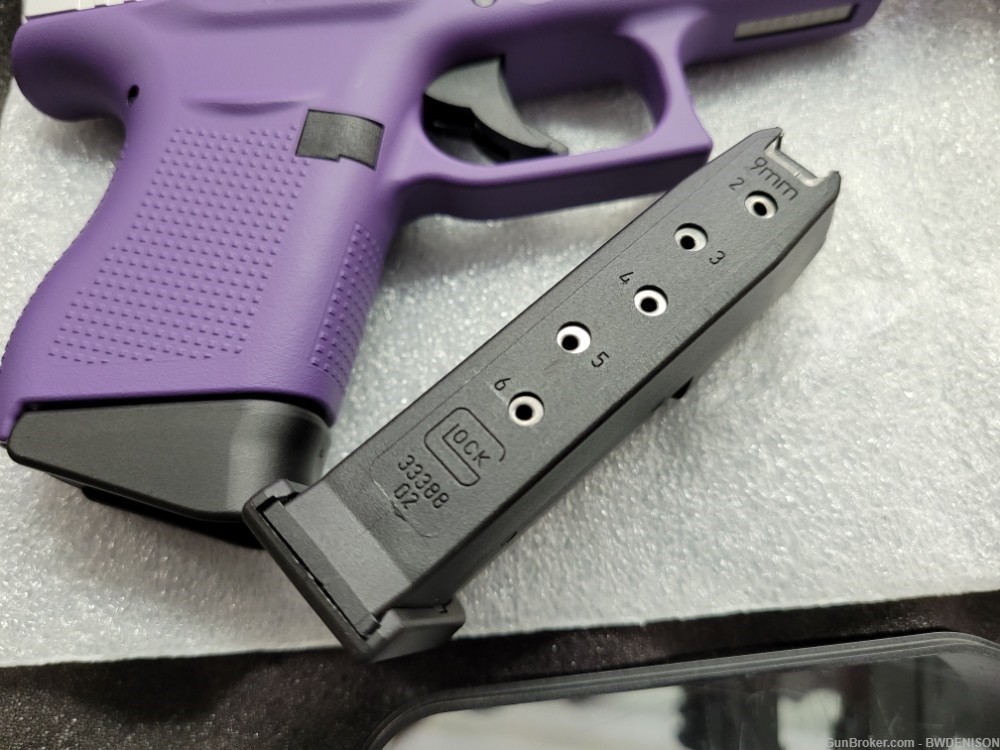 Apollo Customs Glock 43 9mm Purple 2 Mags Glock ACG-00853-img-2