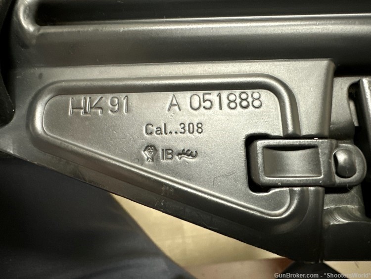 Heckler & Koch HK91 20" .308 Black 20RD w/ Trijicon 1-4x24 - 95% Condition-img-0