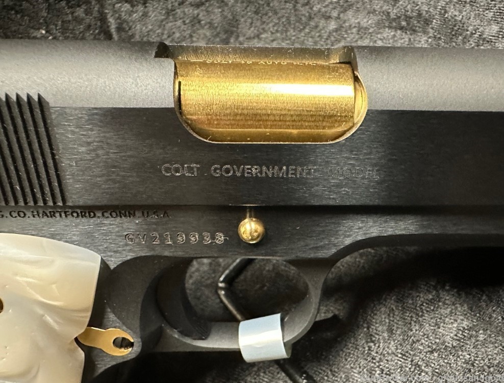NEW CUSTOM 24KT GOLD ACCENT COLT 1911C NATIONAL MATCH, SERIES 70, 45ACP-img-2