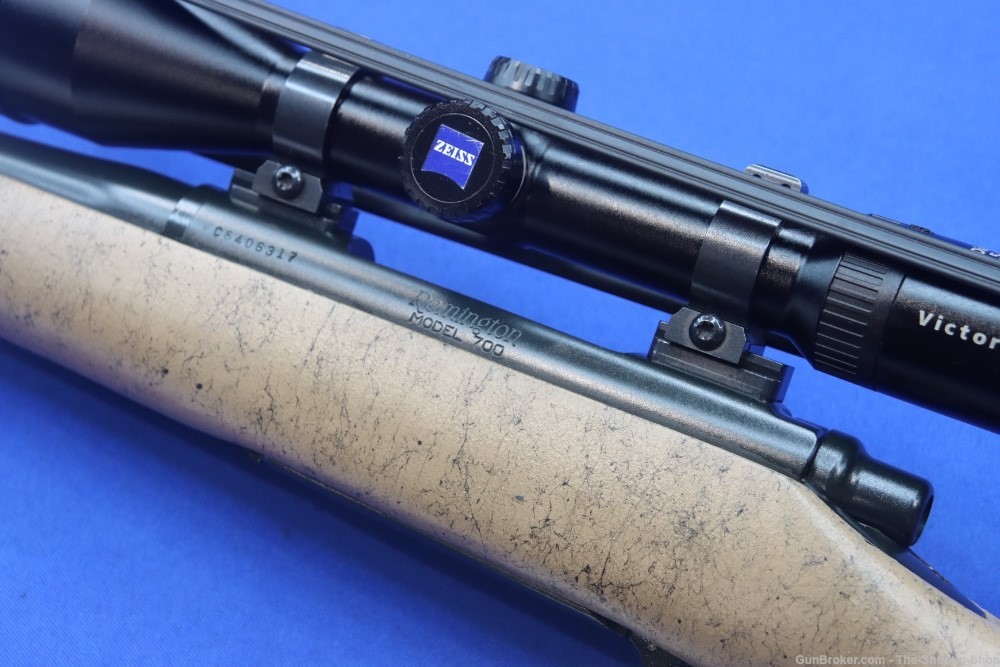 Remington Model 700 Rifle 280REM GRE-TAN Custom ZEISS Diavari Scope HS PREC-img-16