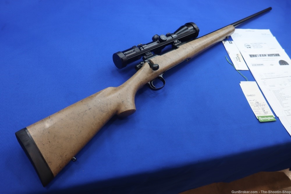 Remington Model 700 Rifle 280REM GRE-TAN Custom ZEISS Diavari Scope HS PREC-img-0