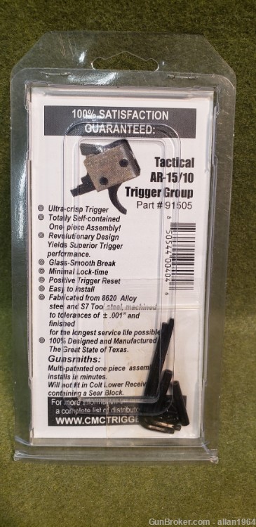 CMC Triggers Single Stage AR-15/AR-10 3.5lb for Large Pin Colt Pattern-img-1