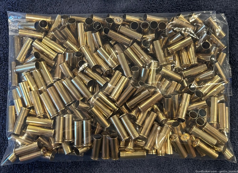 38 Spl Fired Yellow Brass Wet Stainless Cleaned! 275+ Pcs-img-0