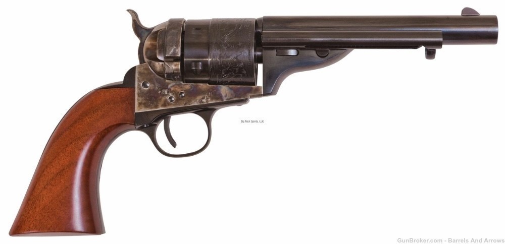 Cimarron CA939 1860 Richrds-Mason Army Conversion Revolver, 38 Spl, 5.5" Bb-img-0