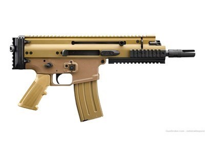 FN SCAR 15P 7.5" Barrel 5.56 NATO FDE Short Stroke Piston Pistol 38-101241