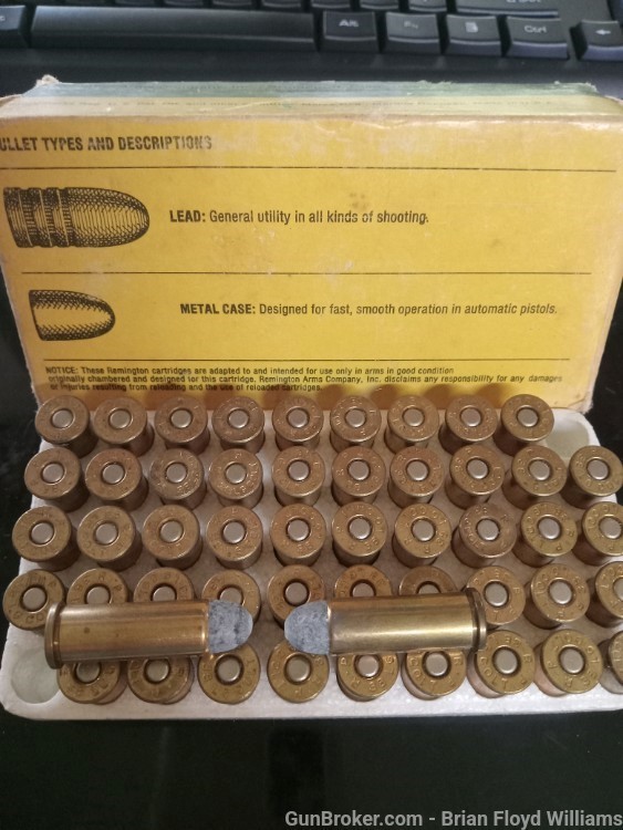 Vintage Box REMINGTON .38 Long Colt Ammo VERY REDUCED PRICE-img-6