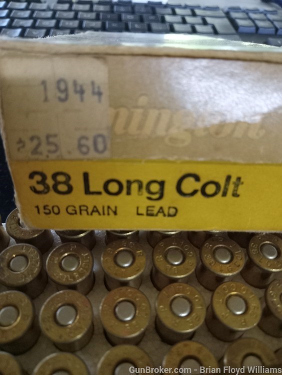 Vintage Box REMINGTON .38 Long Colt Ammo VERY REDUCED PRICE-img-7