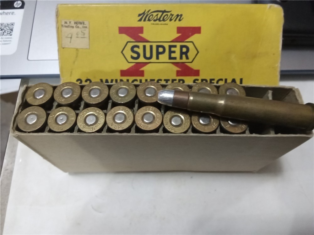 Vintage Western Super-X 32 Winchester Silvertip Expanding bullets-17 rds-img-4