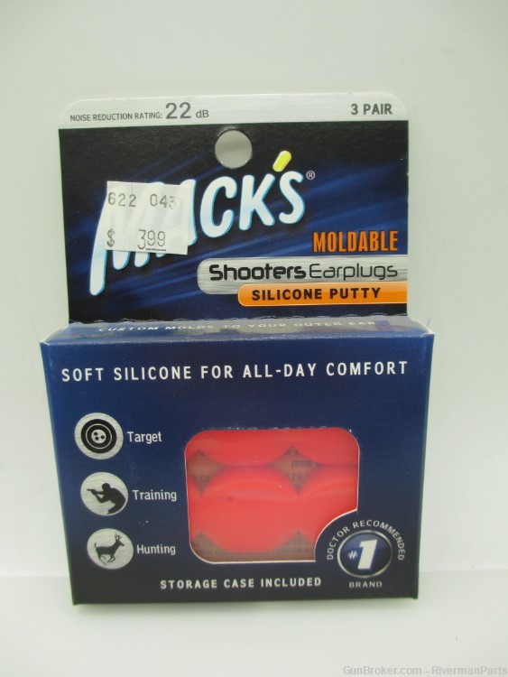 Mack's Moldable Shooters Earplugs, NOV2123.01.007 RMS-img-0