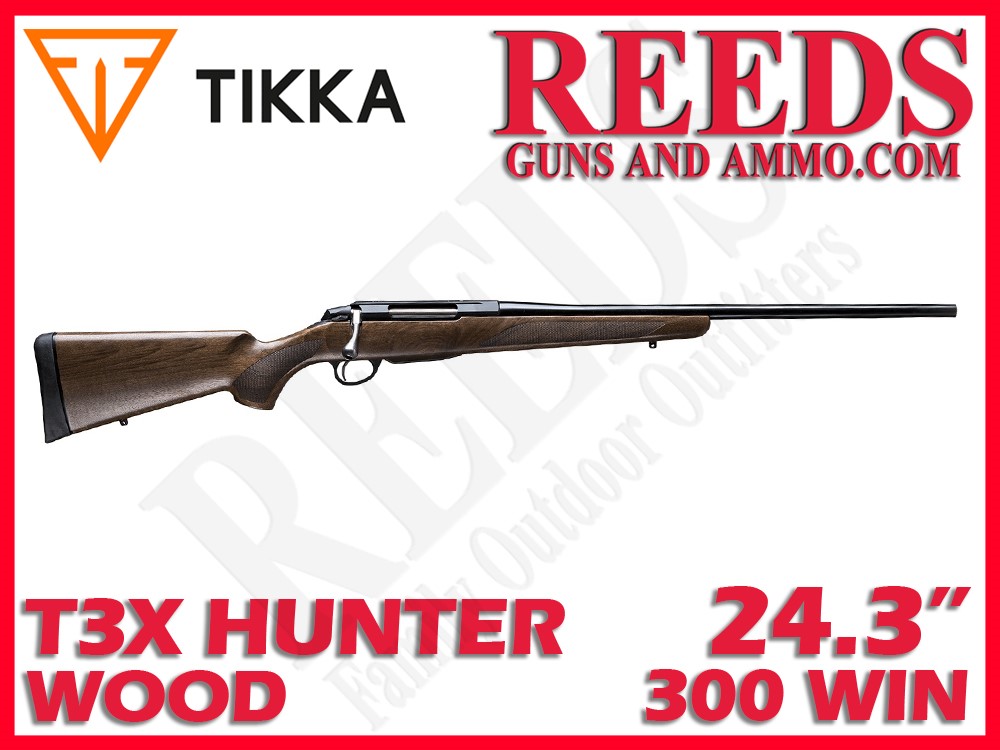 Tikka T3x Hunter Wood 300 Win Mag 24.3in JRTXA331R10-img-0