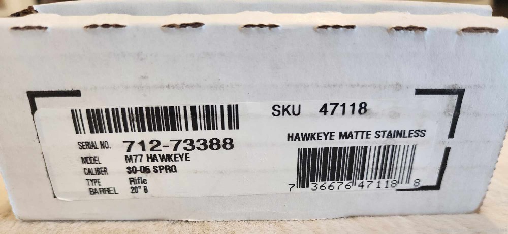 Ruger M77 Hawkeye Guide Gun 75th Stainless 30-06 20 inch barrel New 47118-img-8