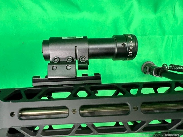 Palmetto PA-15 Rifle Multi Caliber Black with 1 Mag, Laser, Bipod, Sight-img-8