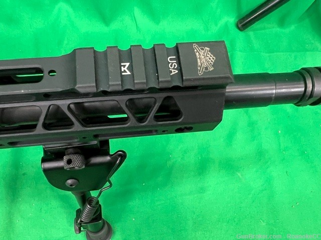 Palmetto PA-15 Rifle Multi Caliber Black with 1 Mag, Laser, Bipod, Sight-img-9