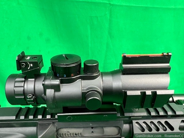 Palmetto PA-15 Rifle Multi Caliber Black with 1 Mag, Laser, Bipod, Sight-img-5