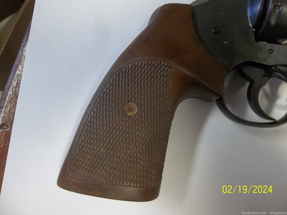 Colt Official Police wood grips-img-1