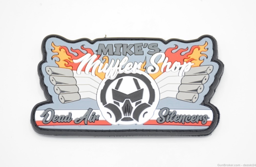 DEAD AIR SILENCERS MIKE’S MUFFLER SHOP LOGO PATCH LIMITED EDITION HOOK/LOOP-img-0