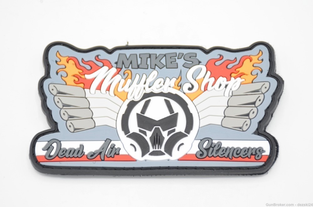 DEAD AIR SILENCERS MIKE’S MUFFLER SHOP LOGO PATCH LIMITED EDITION HOOK/LOOP-img-1