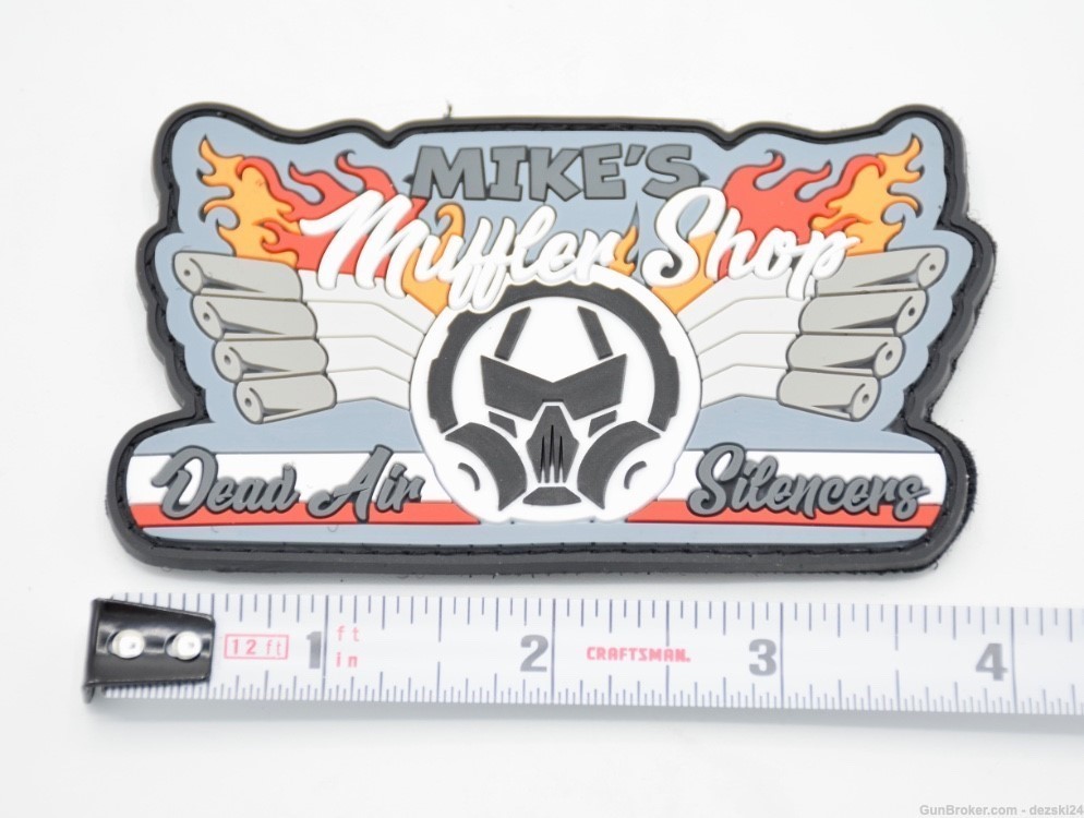 DEAD AIR SILENCERS MIKE’S MUFFLER SHOP LOGO PATCH LIMITED EDITION HOOK/LOOP-img-2