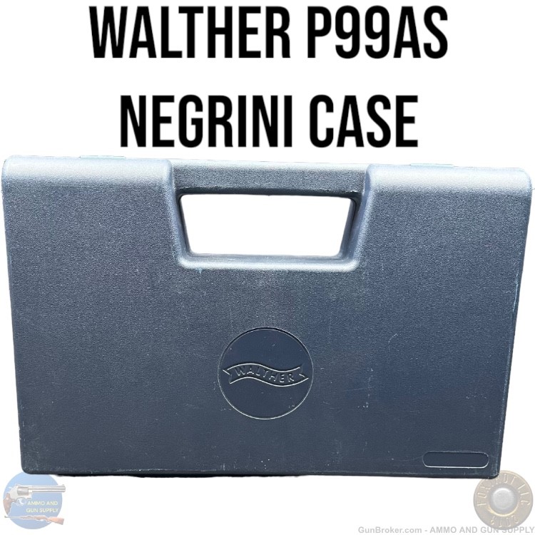 WALTHER P99AS NEGRINI 2014T CASE - VG CONDITION - BUY NOW! P99 P99QA-img-0