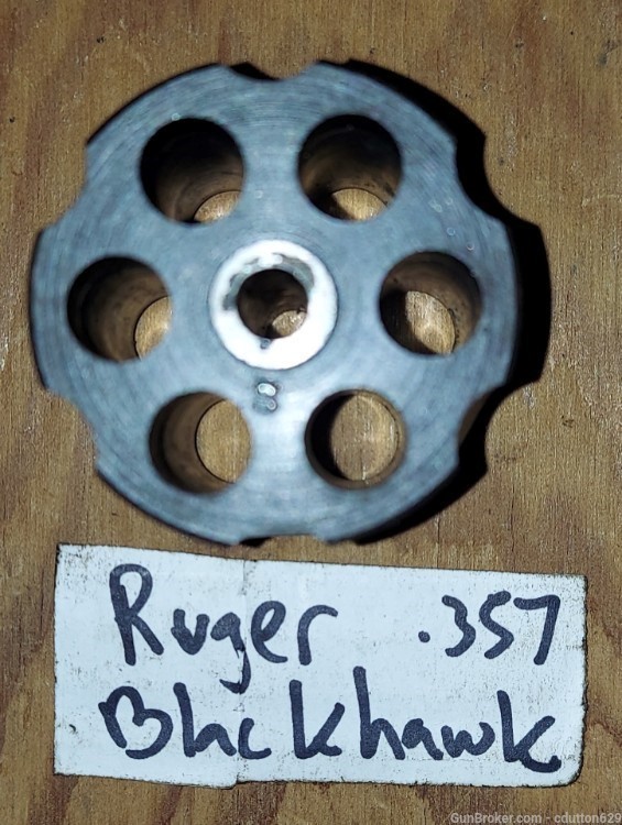 Ruger Blackhawk .357 blued fluted cylinder  old model. 1.665" diameter.-img-1