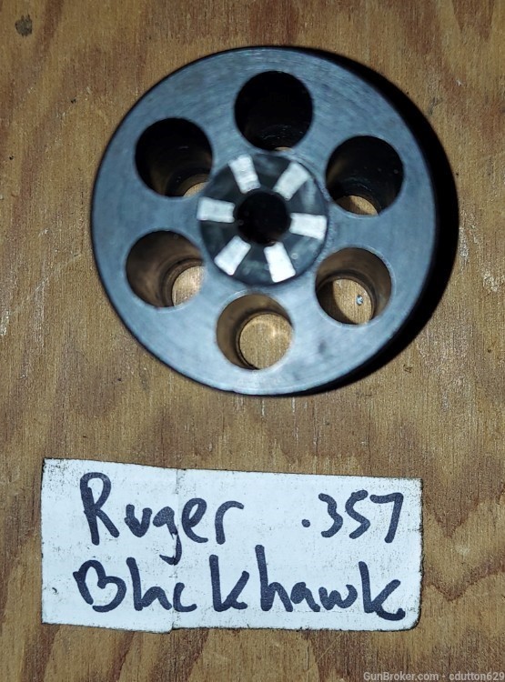 Ruger Blackhawk .357 blued fluted cylinder  old model. 1.665" diameter.-img-2