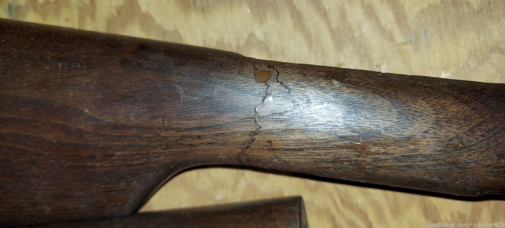 Winchester 62 stock w/ buttplate and forend - repaired stock-img-6