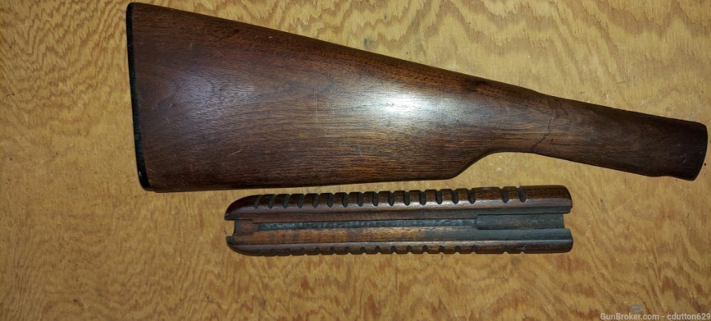 Winchester 62 stock w/ buttplate and forend - repaired stock-img-2