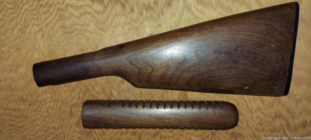 Winchester 62 stock w/ buttplate and forend - repaired stock-img-1