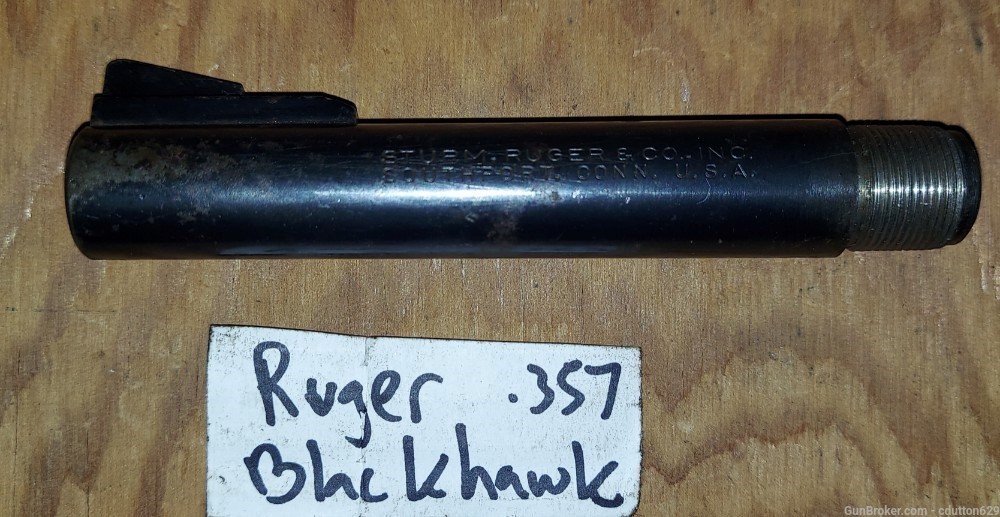 Ruger Blackhawk .357  blued barrel-img-1