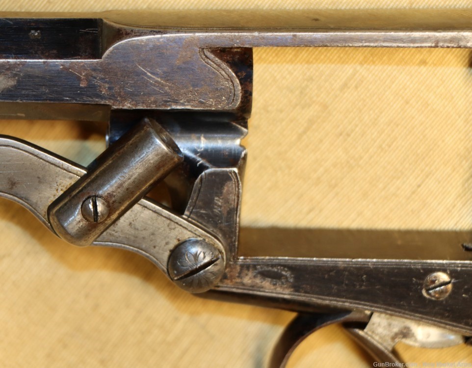 Rare Civil War Cased Tranter Revolver 54 Bore in Confederate Range-img-5