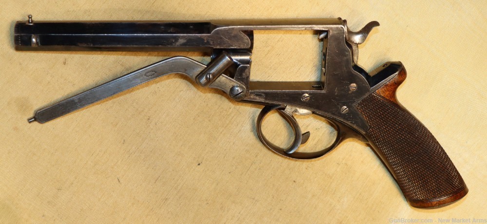 Rare Civil War Cased Tranter Revolver 54 Bore in Confederate Range-img-2