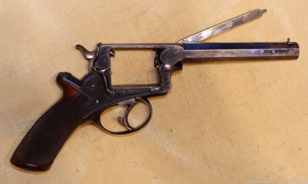 Rare Civil War Cased Tranter Revolver 54 Bore in Confederate Range-img-24