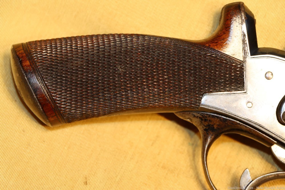 Rare Civil War Cased Tranter Revolver 54 Bore in Confederate Range-img-25