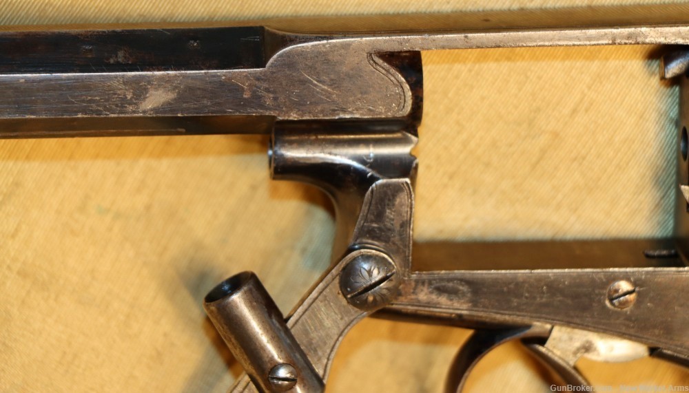 Rare Civil War Cased Tranter Revolver 54 Bore in Confederate Range-img-8