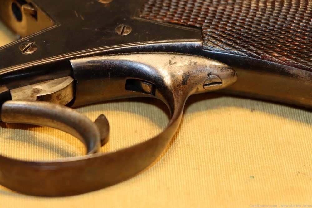 Rare Civil War Cased Tranter Revolver 54 Bore in Confederate Range-img-9