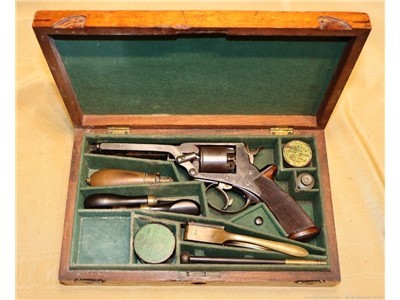 Rare Civil War Cased Tranter Revolver 54 Bore in Confederate Range