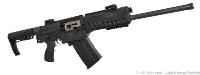 FosTech Origin-12 Semi-Auto Shotgun - Black Receiver | Nickel Internals | 1-img-0