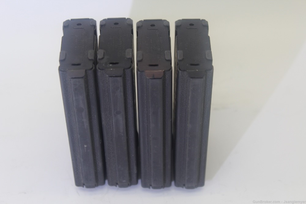 4- Armalite Colt 20 Rd 1st. Alum bodied Mags  602 601 M16 USGI Retro Preban-img-8