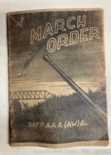 MARCH ORDER 567TH. AAA [AW] BN.-img-0