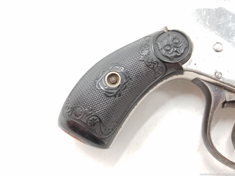 Iver Johnson Safety Hammerless 32 S&W short 5 Shot Top Break Revolver-img-3