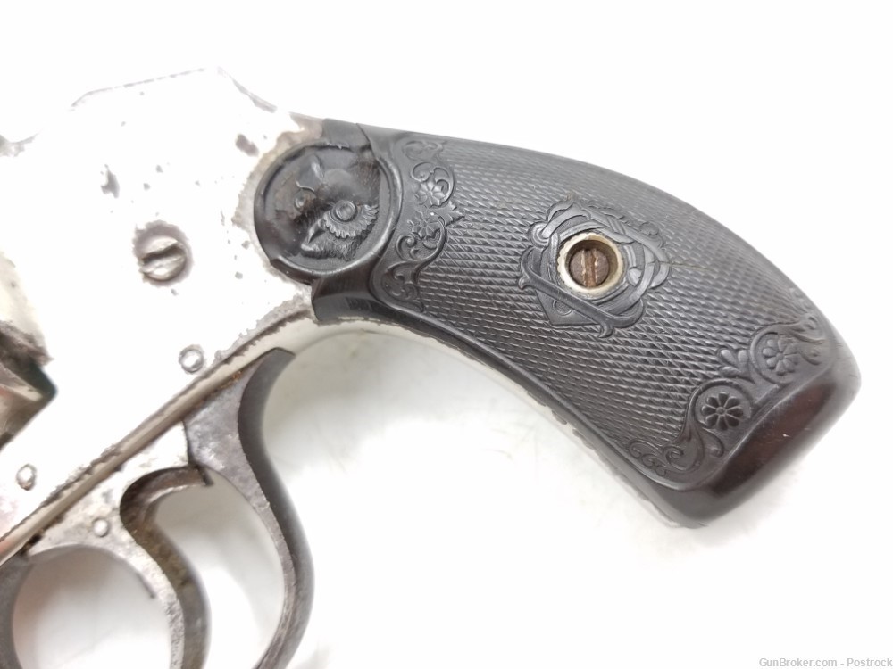 Iver Johnson Safety Hammerless 32 S&W short 5 Shot Top Break Revolver-img-5
