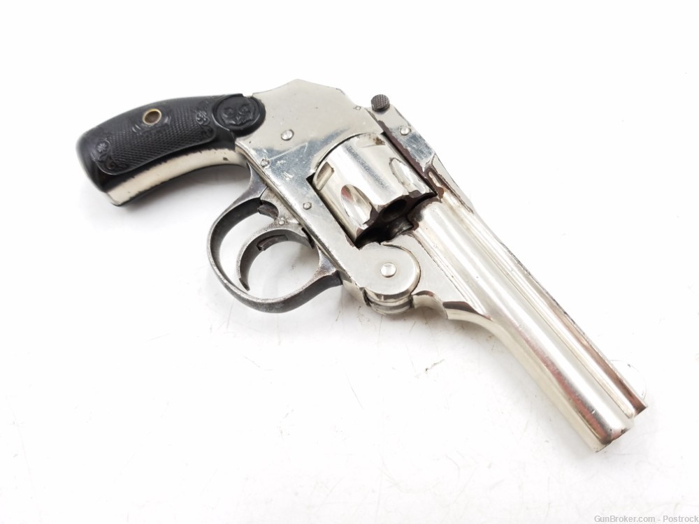 Iver Johnson Safety Hammerless 32 S&W short 5 Shot Top Break Revolver-img-0