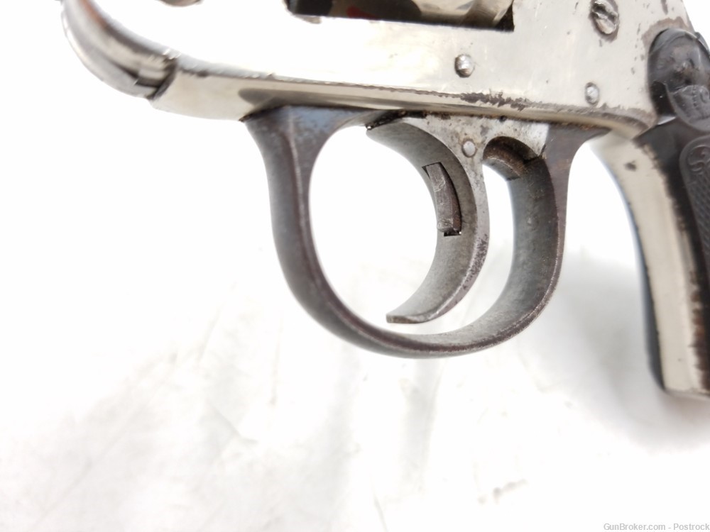 Iver Johnson Safety Hammerless 32 S&W short 5 Shot Top Break Revolver-img-9