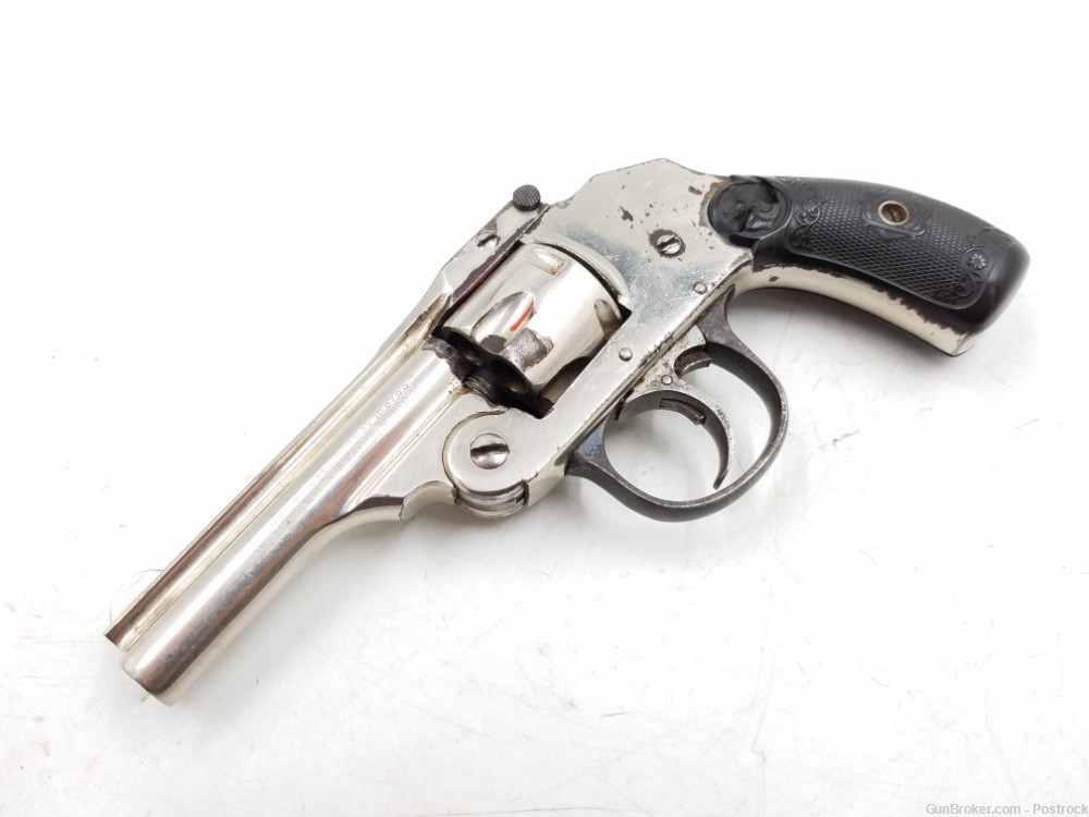 Iver Johnson Safety Hammerless 32 S&W short 5 Shot Top Break Revolver-img-24