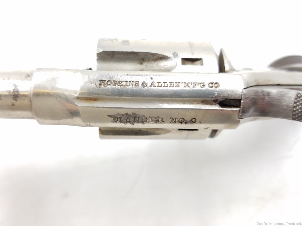 Hopkins & Allen Ranger No.2 32 Rimfire 5 shot Spur Trigger Revolver-img-1