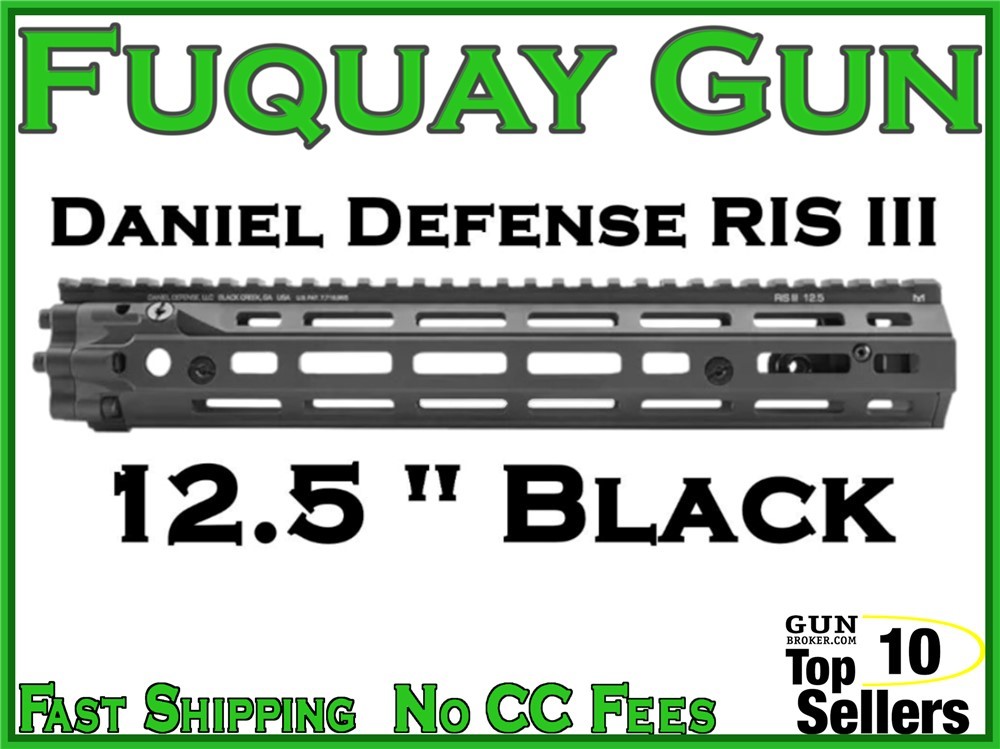 Daniel Defense RIS III Rail 12.5" Handguard 01-004-03086-006 RIS 3-img-0