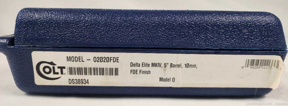 Colt 1911 Delta Elite MKIV 10mm FDE Finish 5 in bbl & 2 extra mags RARE-img-5