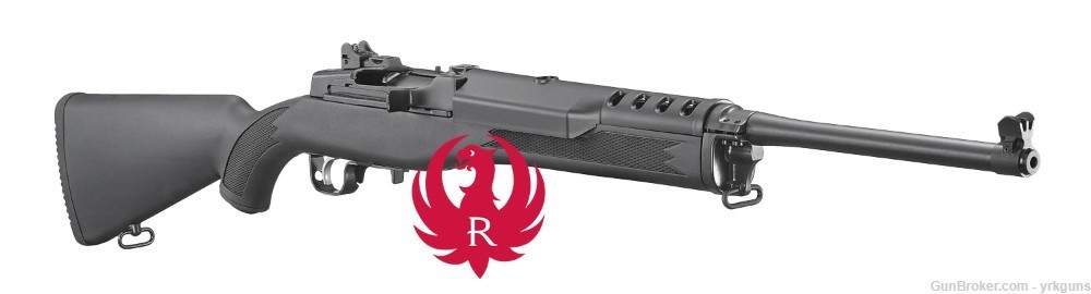Ruger Mini-14 Ranch 5.56NATO 5RD 18.5" Matte Black Rifle NEW 5855-img-1